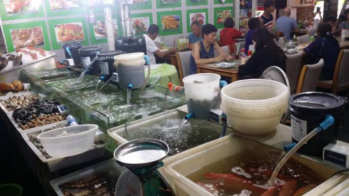 Рыбный рынок в Тайланде