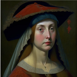 Женщина в шляпе средневековья